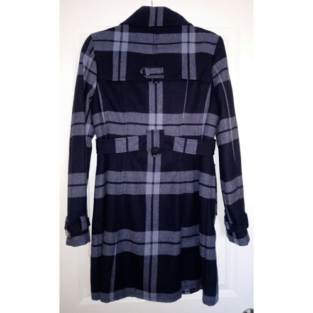 TULLE Plaid Coat - Picture 2 of 5